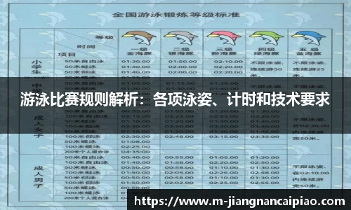 游泳比赛规则解析：各项泳姿、计时和技术要求